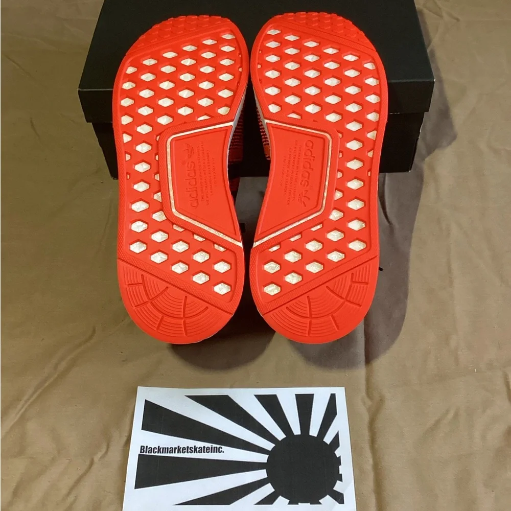 Adidas NMD_R1 Primeknit AI Camo Pack 1 of 900 Red Apple 2.0 CQ1865 Men Size 10.5